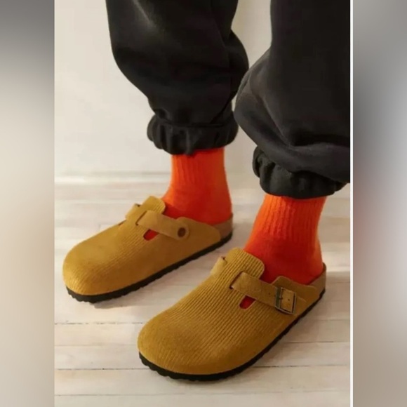 Birkenstock Shoes - Birkenstock Boston Suede Embossed Clog Size 10 NWT